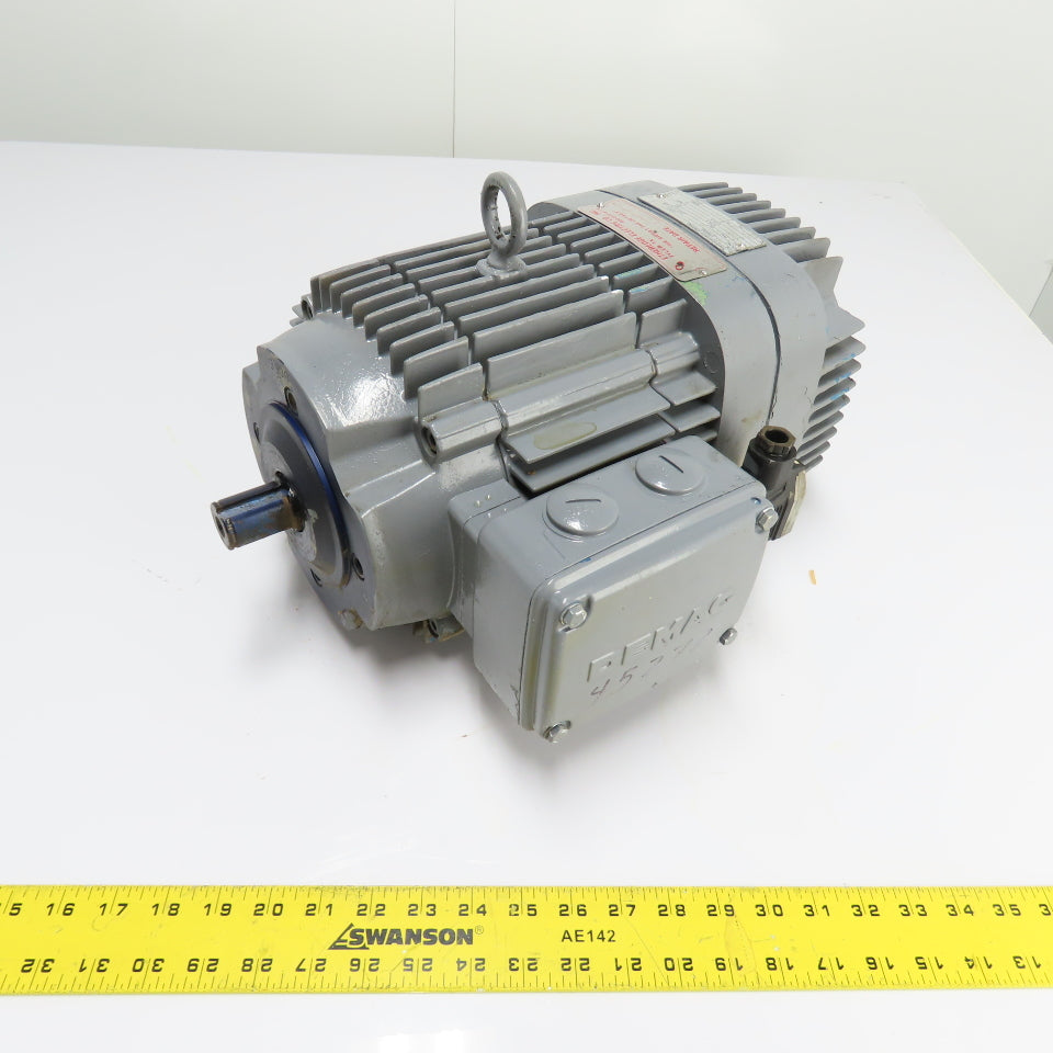 Demag KBA 112 A 4 4.6HP Crane Brake Motor 230/460V 3Ph 1715RPM 112 Frame Tested