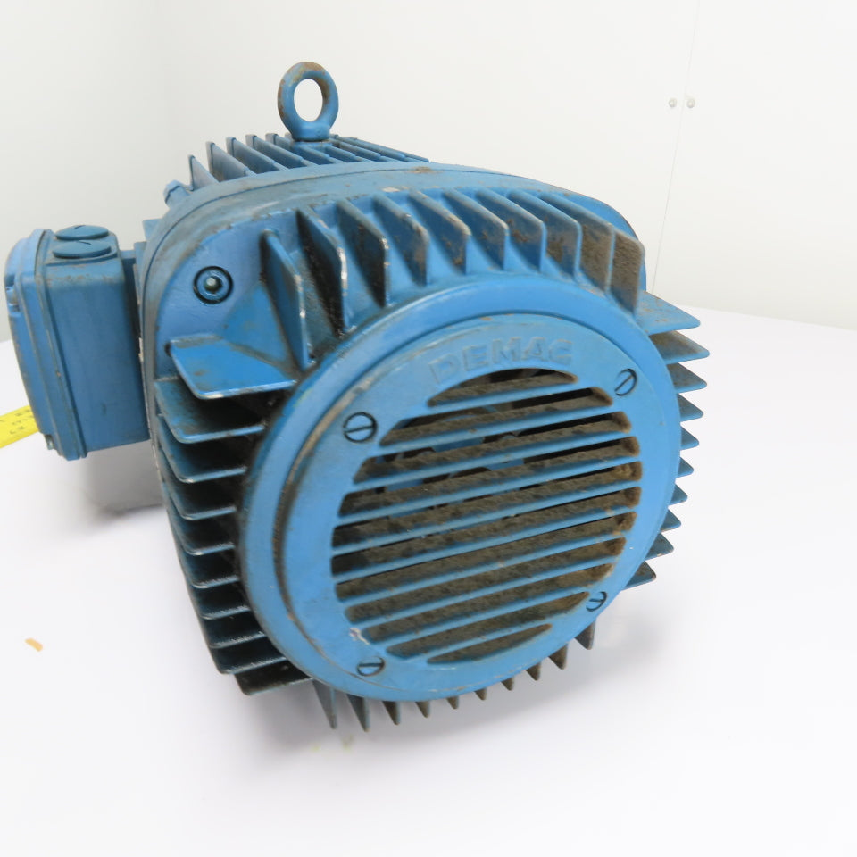 Demag KBA 125 B 4 A 7.4HP Crane Brake Motor 230/460V 3Ph 1720RPM 125 B 4 A Frame