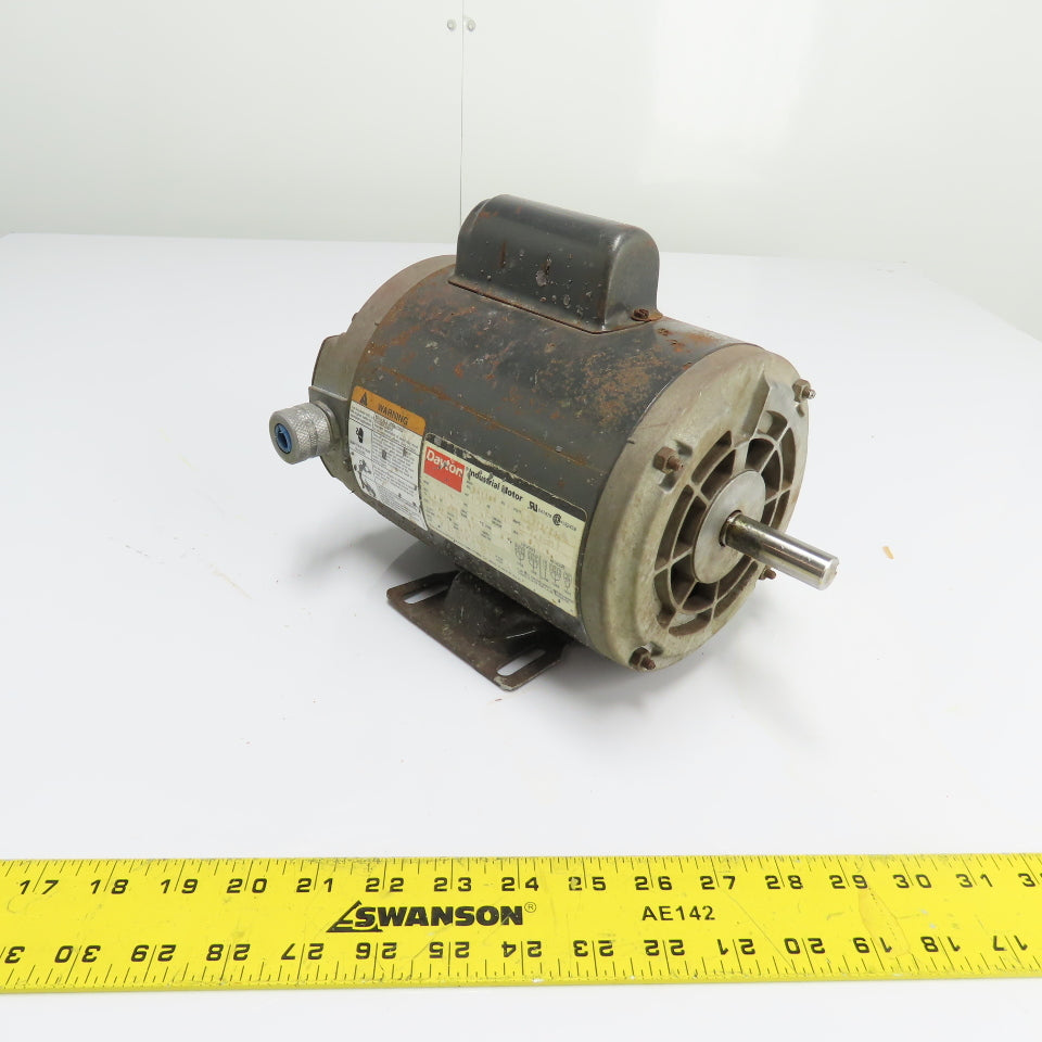 Dayton 5K118K 1/3HP Electric Motor 115/230V 1Ph 1140RPM 56 Frame
