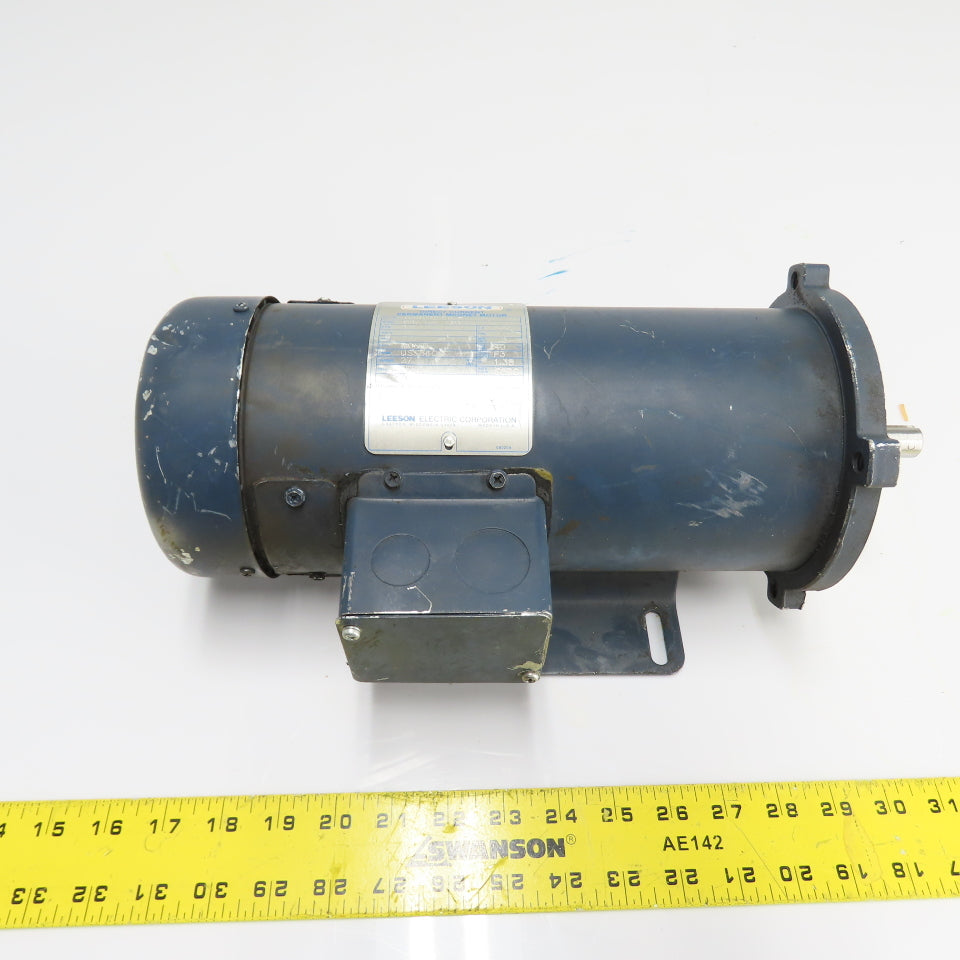 Leeson C42D17FK7D 3/4HP DC Magnet Electric Motor 90V 1750RPM USS56C Frame