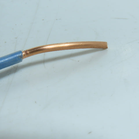 Encore Wire Corp 10 AWG 600V Solid THHN THWN-2 Blue Electrical Wire 500'
