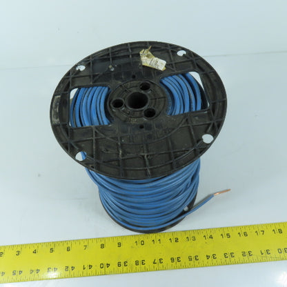 Encore Wire Corp 10 AWG 600V Solid THHN THWN-2 Blue Electrical Wire 500'