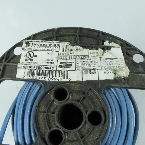 Encore 105100904040 10 AWG 600V Solid THHN THWN-2 Blue Electrical Wire 250'