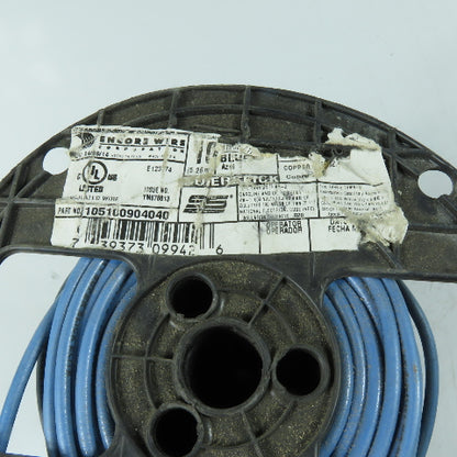 Encore 105100904040 10 AWG 600V Solid THHN THWN-2 Blue Electrical Wire 250'