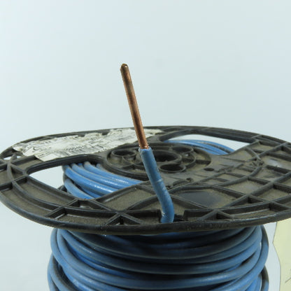 Encore 105100904040 10 AWG 600V Solid THHN THWN-2 Blue Electrical Wire 250'
