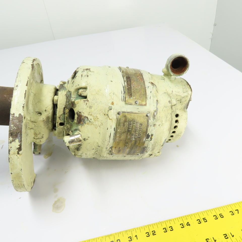 Ruthman Gusher HL 1/4HP Industrial Coolant Pump 208-230V ONLY 3Ph 1725RPM
