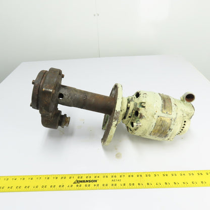Ruthman Gusher HL 1/4HP Industrial Coolant Pump 208-230V ONLY 3Ph 1725RPM