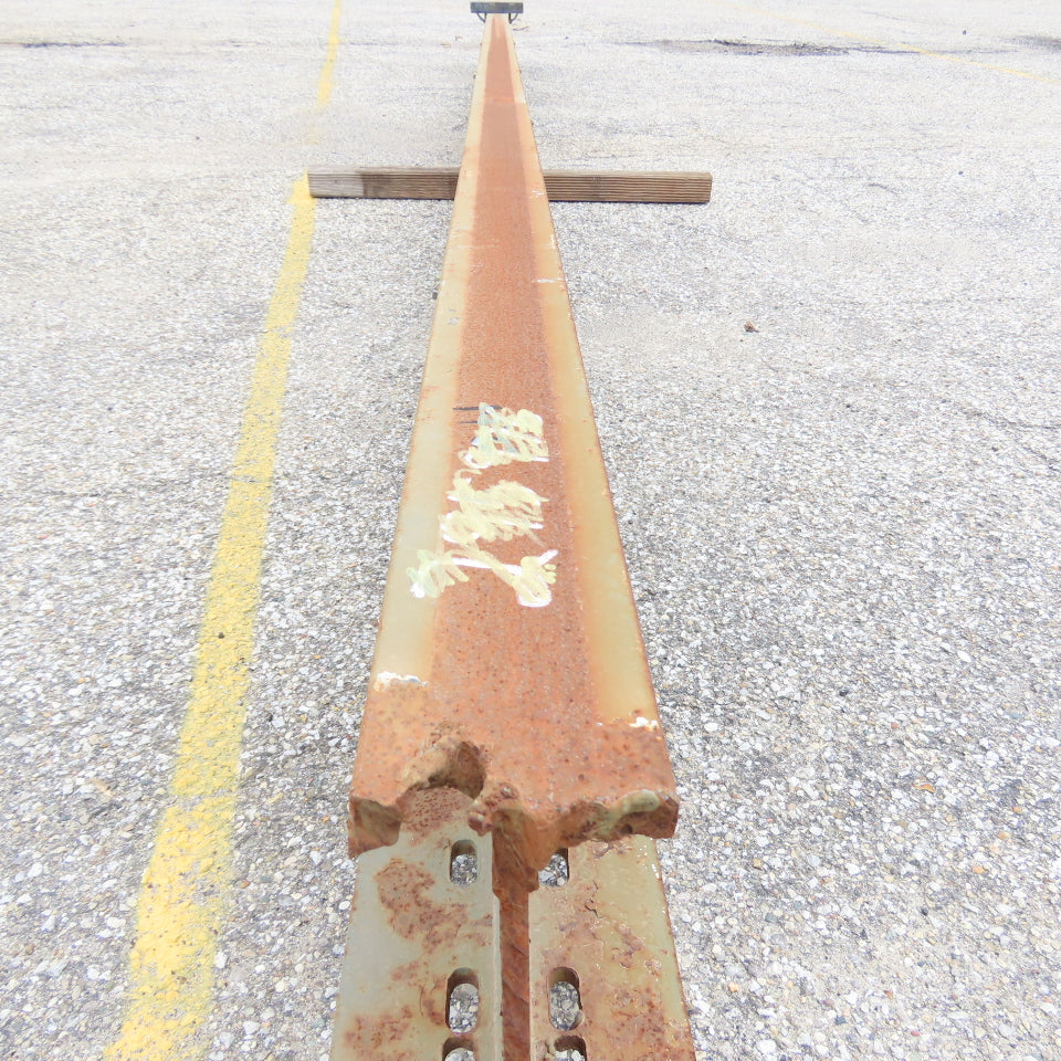 3-1/4"x 16"Tall I-Beam Monorail Overhead Hoist Rail Underhung 232"Long Section