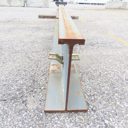 3-1/4"x 16"Tall I-Beam Monorail Overhead Hoist Rail Underhung 232"Long Section