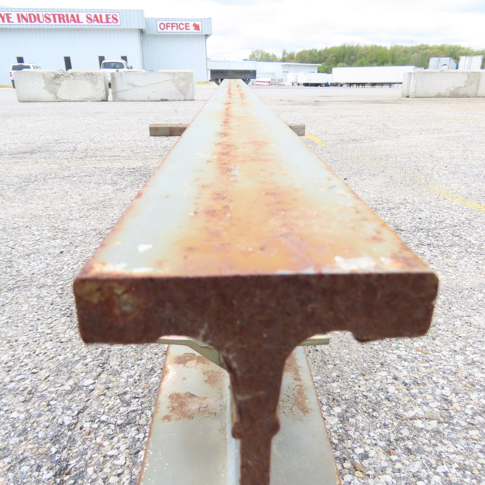 3-1/4"x 16"Tall I-Beam Monorail Overhead Hoist Rail Underhung 232"Long Section