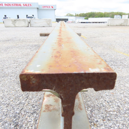 3-1/4"x 16"Tall I-Beam Monorail Overhead Hoist Rail Underhung 232"Long Section