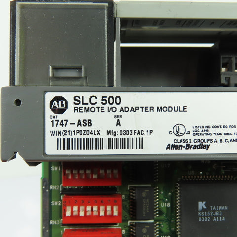 Allen-Bradley 1747-ASB Ser A SLC 500 Remote I/O Adapter Module
