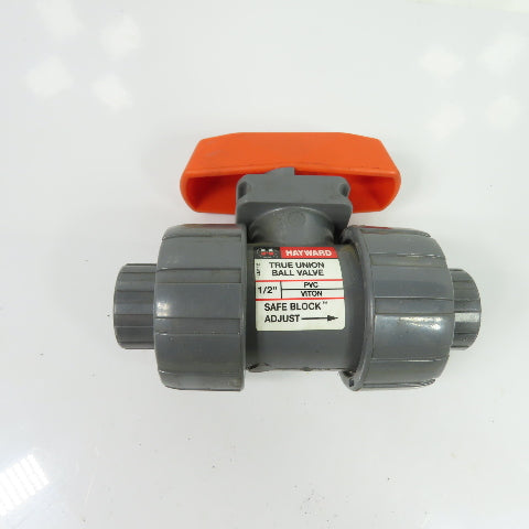 Hayward 1/2" PVC True Union Ball Valve Viton Seals
