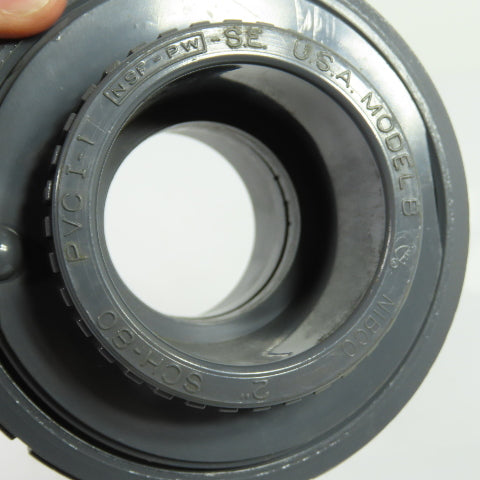 NIBCO Model B 2" SCH-80 PVC Union Fitting
