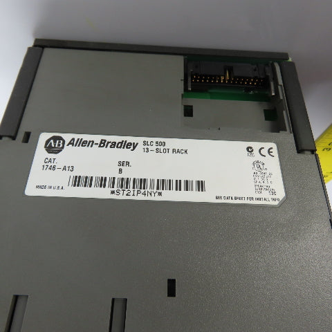 Allen-Bradley 1746-A13 SLC 500 13-Slot Rack Chassis W/ 1746-P2 & Input Modules