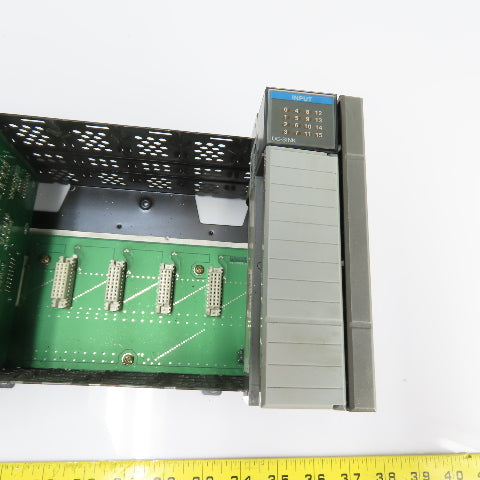 Allen-Bradley 1746-A13 SLC 500 13-Slot Rack Chassis W/ 1746-P2 & Input Modules