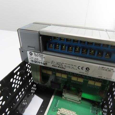 Allen-Bradley 1746-A13 SLC 500 13-Slot Rack Chassis W/ 1746-P2 & Input Modules