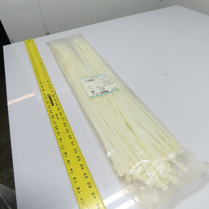 Panduit PLT9LH-C 30.5" 775mm Natural Nylon Cable Ties 120lb Lot Of 100PC