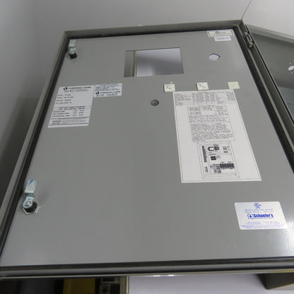 Shaefers 30" x 24" x 8" NEMA 12 13 4 Electrical Enclosure W/ Backplate