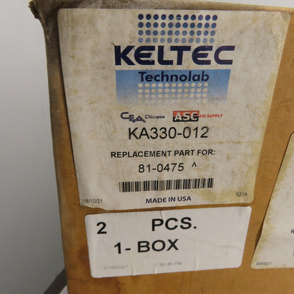 Keltec KA330-012 Air Compressor Intake Filters Replacement for 81-0475 Lot of 2