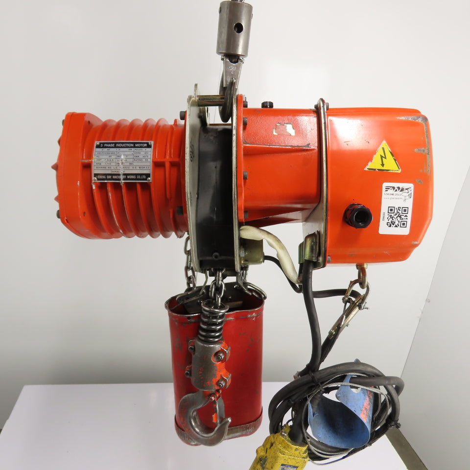 Black Bear YSL-050 1/2 Ton 1000Lb Electric Chain Hoist 10' Lift 230/460V 26FPM