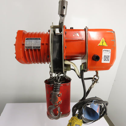 Black Bear YSL-050 1/2 Ton 1000Lb Electric Chain Hoist 10' Lift 230/460V 26FPM