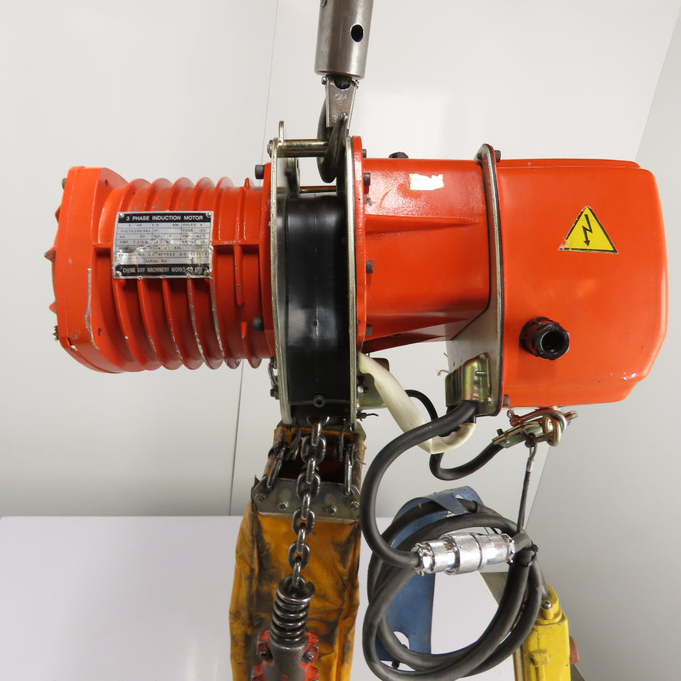 Black Bear YSL-050 1/2 Ton 1000Lb Electric Chain Hoist 10' Lift 230/460V 26FPM
