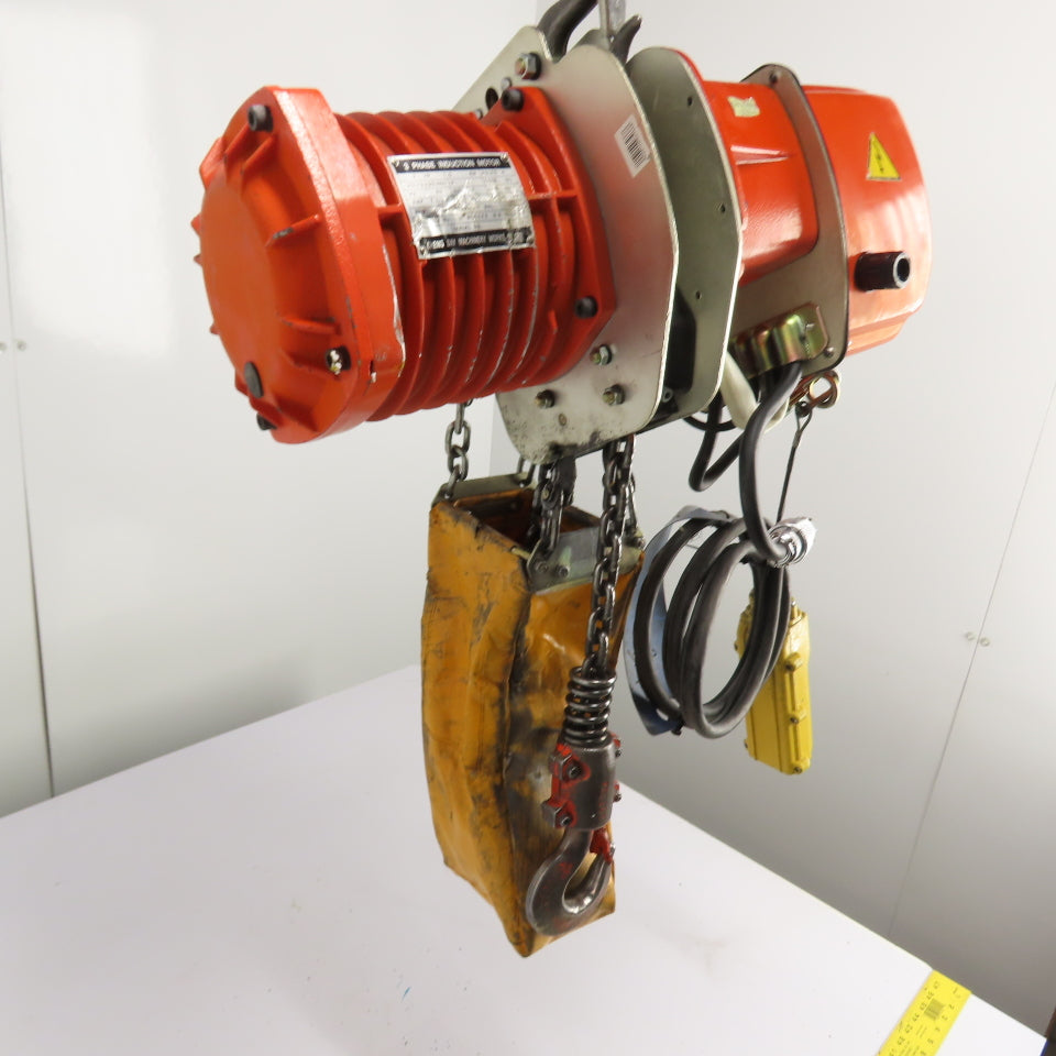 Black Bear YSL-050 1/2 Ton 1000Lb Electric Chain Hoist 10' Lift 230/460V 26FPM