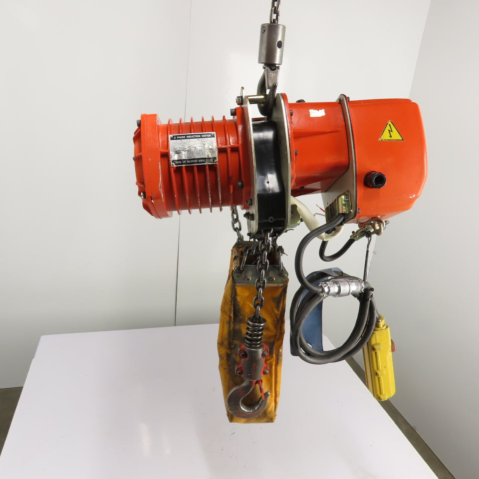 Black Bear YSL-050 1/2 Ton 1000Lb Electric Chain Hoist 10' Lift 230/460V 26FPM
