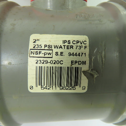 Spears 2329-020C 2" CPVC Compact Ball Valve 235 PSI