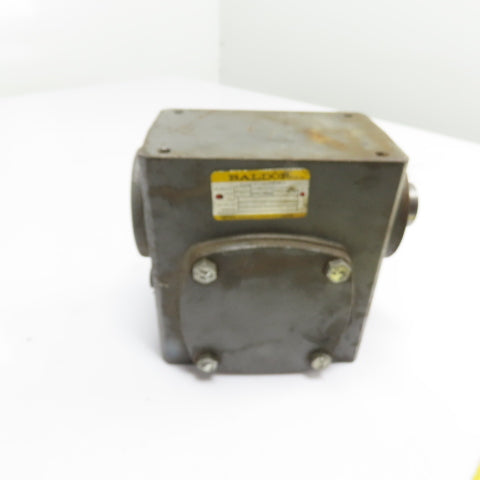 Baldor F921C-40-80G-J 40:1 Ratio Right Angle Gear Reducer 43.75RPM 630In-Lb