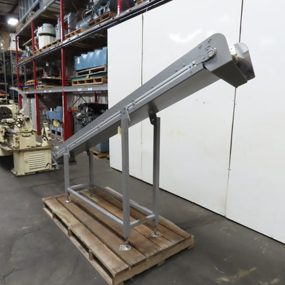 RNA FP120 120" x 9" Incline Cleated Belt Conveyor 230/400V 3Ph 6.5FPM Tested