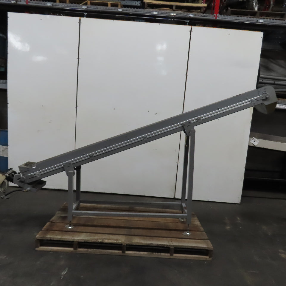 RNA FP120 120" x 9" Incline Cleated Belt Conveyor 230/400V 3Ph 6.5FPM Tested