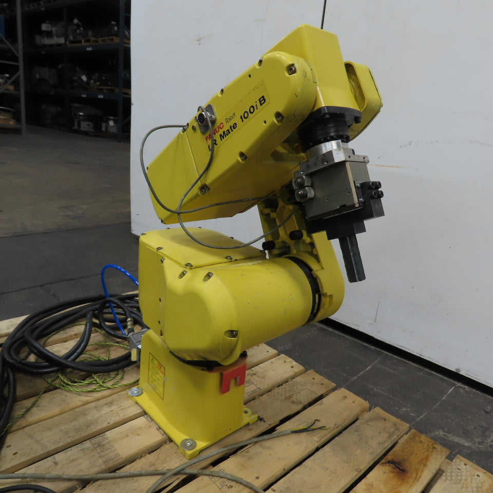 Fanuc LR Mate 100iB 5-Axis Robot R-J3iB Mate Control & Teach Pendant 230V 1Ph