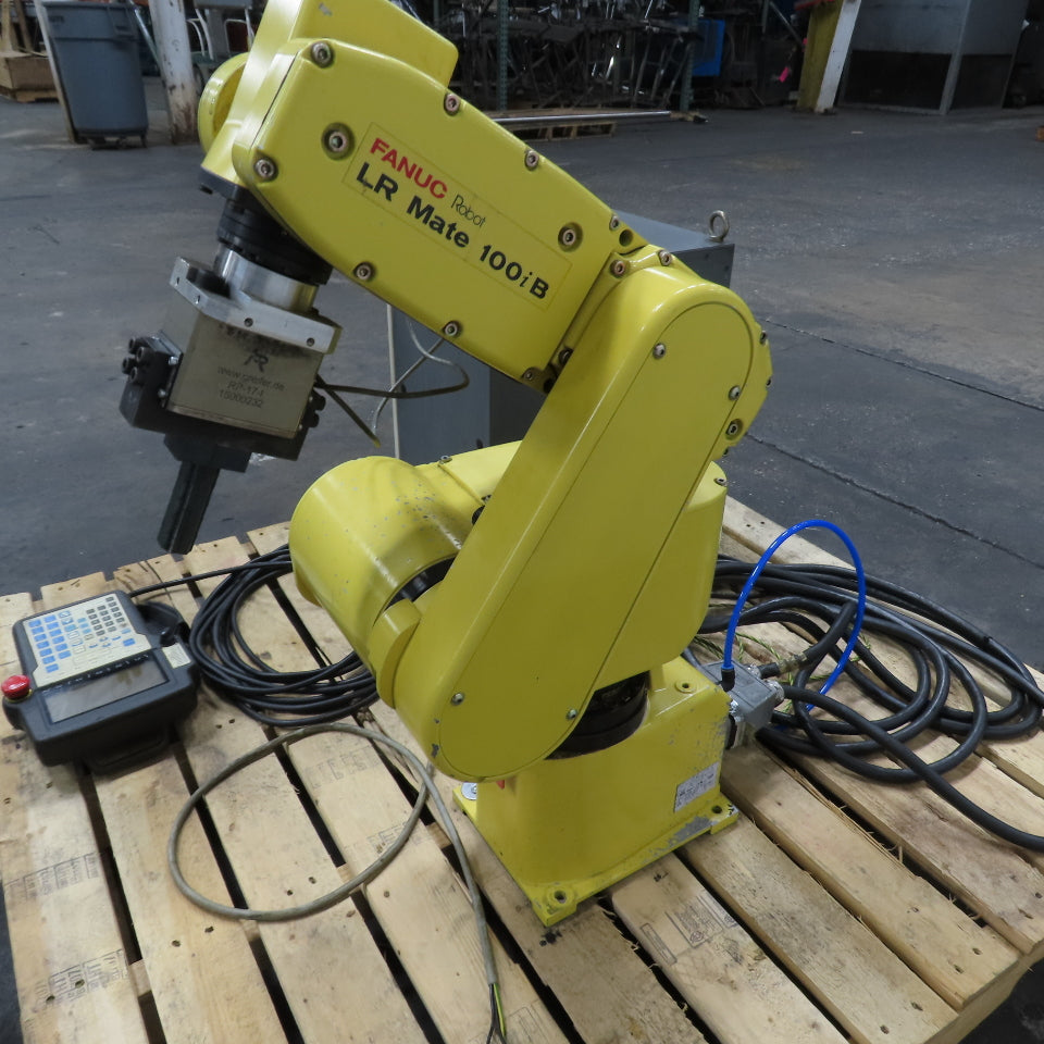 Fanuc LR Mate 100iB 5-Axis Robot R-J3iB Mate Control & Teach Pendant 230V 1Ph