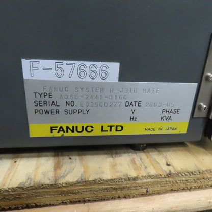 Fanuc LR Mate 100iB 5-Axis Robot R-J3iB Mate Control & Teach Pendant 230V 1Ph