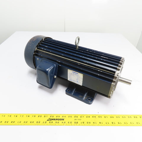 Leeson N182D17FK2A 3HP Permanent Magnet DC Motor 180V 1750RPM 182BC Frame