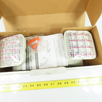 Lithonia EU2 LED M12 White Thermoplastic Emergency Lighting Unit 120/277V
