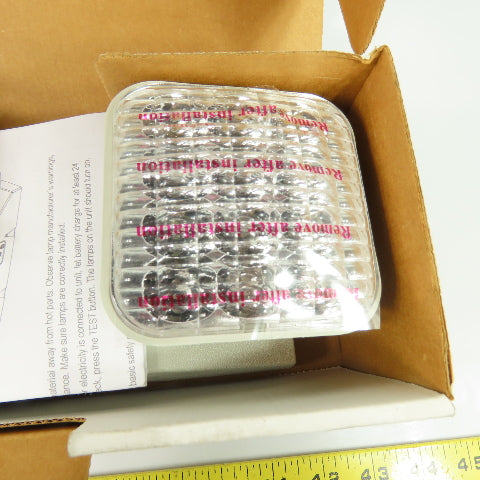 Lithonia EU2 LED M12 White Thermoplastic Emergency Lighting Unit 120/277V