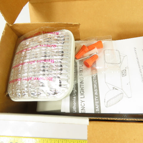 Lithonia EU2 LED M12 White Thermoplastic Emergency Lighting Unit 120/277V