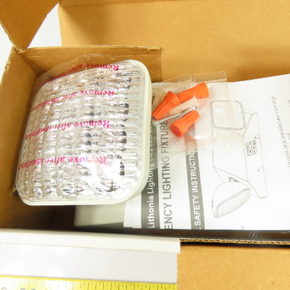 Lithonia EU2 LED M12 White Thermoplastic Emergency Lighting Unit 120/277V
