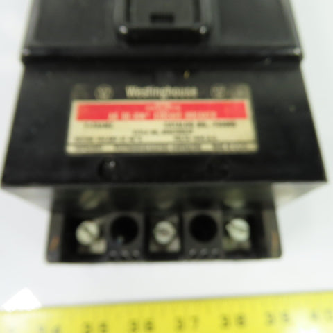 Westinghouse F3100S 100A 3-Pole F-Frame AB DE-ION Circuit Breaker 600VAC