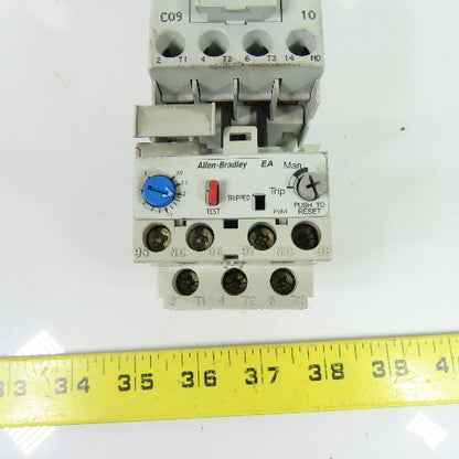 Allen-Bradley 100-C09*10 Contactor 120VAC W/ 193-EA1DB Overload Relay 1.0-2.9A
