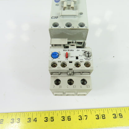 Allen-Bradley 100-C30*00 30A Contactor 120V W/ 193-EA1HC 12-37A Overload Relay