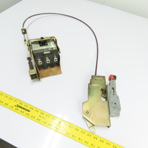 Square D FAL34080 80A Circuit Breaker 480V W/ Type CFA50 Handle Mechanism