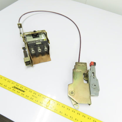 Square D FAL34080 80A Circuit Breaker 480V W/ Type CFA50 Handle Mechanism