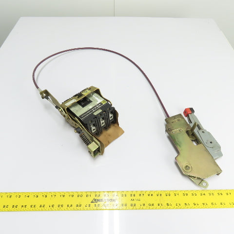 Square D FAL34080 80A Circuit Breaker 480V W/ Type CFA50 Handle Mechanism