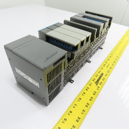 Allen-Bradley 1746-A10 SLC 500 10-Slot Rack W/ 1746-P2 Power Supply & (4) IB16