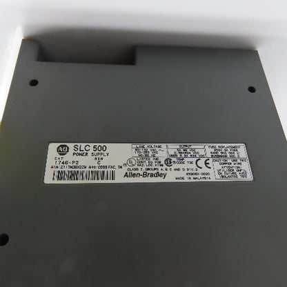 Allen-Bradley 1746-A10 SLC 500 10-Slot Rack W/ 1746-P2 Power Supply & (4) IB16