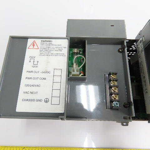 Allen-Bradley 1746-A10 SLC 500 10-Slot Rack W/ 1746-P2 Power Supply & (4) IB16